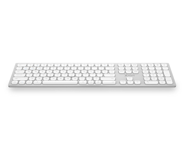 x-kom Aluminium Wireless Keyboard (Srebrna) - 516246 - zdjęcie